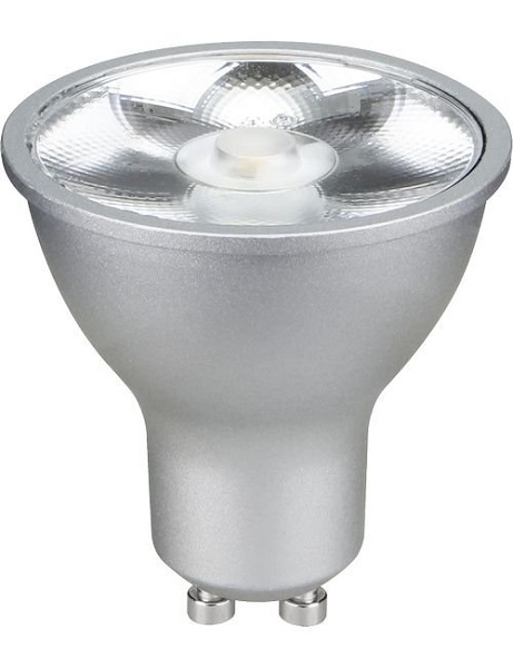SPL LEDspot MR16 6W GU10 230V 827 2700K 17° zilver dimbaar