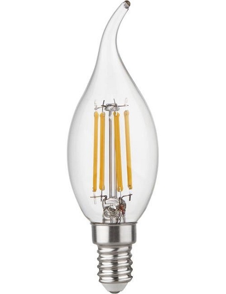 SPL filament LED bentip kaarslamp 4,7W E14 230V 927 2700K helder dimbaar