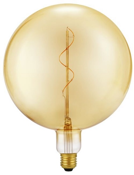 SPL filament LED globelamp 200mm Slim Flex 5W E27 230V 922 2200K goud dimbaar