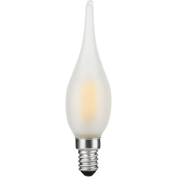 SPL filament LED bentip mini kaarslamp 1,5W E10 220V-240V 927 2700K mat niet dimbaar