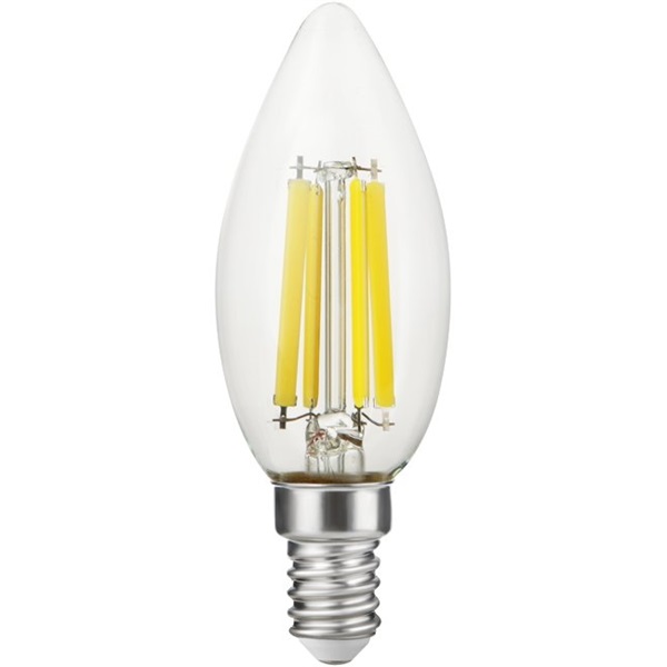 SPL filament LED kaarslamp 7W E14 220V-240V 927 2700K helder dimbaar