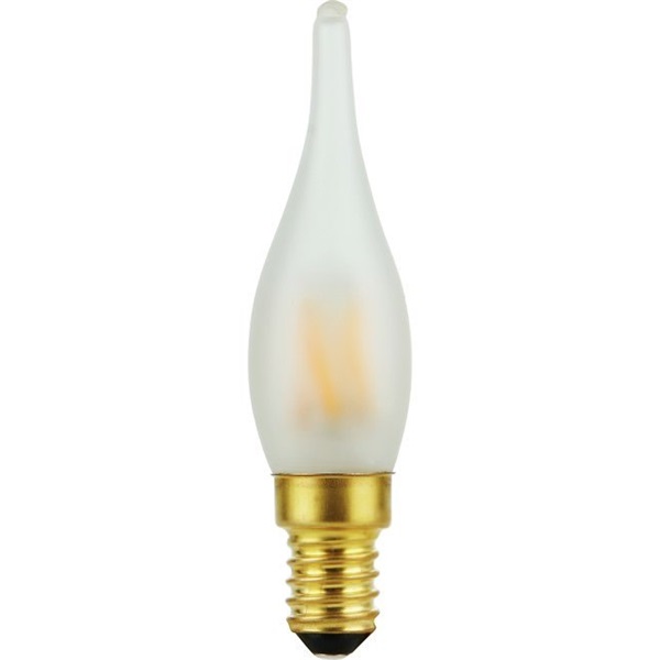 SPL filament LED bentip mini kaarslamp 1,8W E14 220V-240V 927 2700K mat dimbaar