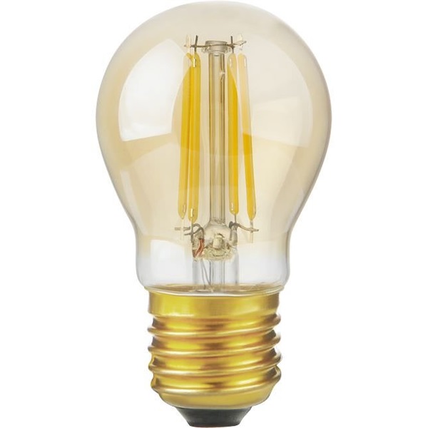SPL filament LED kogellamp 4,7W E27 220V-240V 922 2200K goud dimbaar
