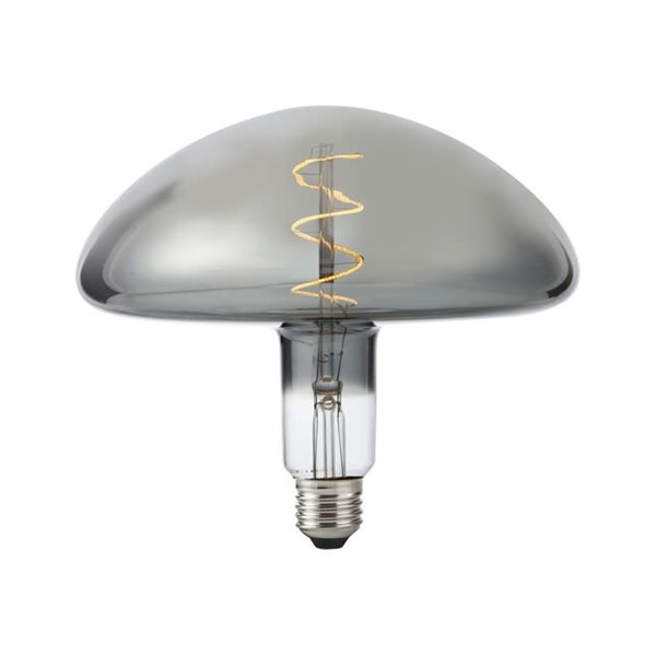 SPL Flex filament LED Mushroom 200 lamp 4W E27 220V-240V 822 2200K rookglas dimbaar
