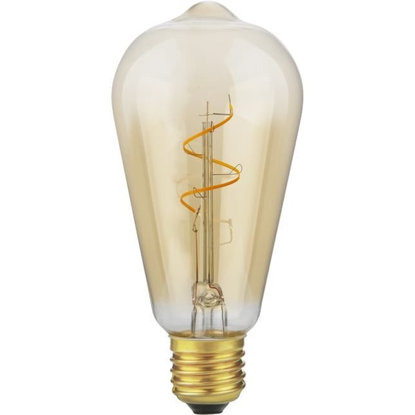 SPL Slim Flex filament LED Rustika ST64 lamp 4,2W E27 220V-240V 922 2200K goud dimbaar