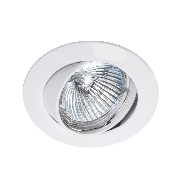 Focus inbouwspot schuine rand MR16 50W kantelbaar in diverse kleuren leverbaar