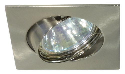 Focus inbouwspot vierkant MR16 50W kantelbaar in diverse kleuren leverbaar