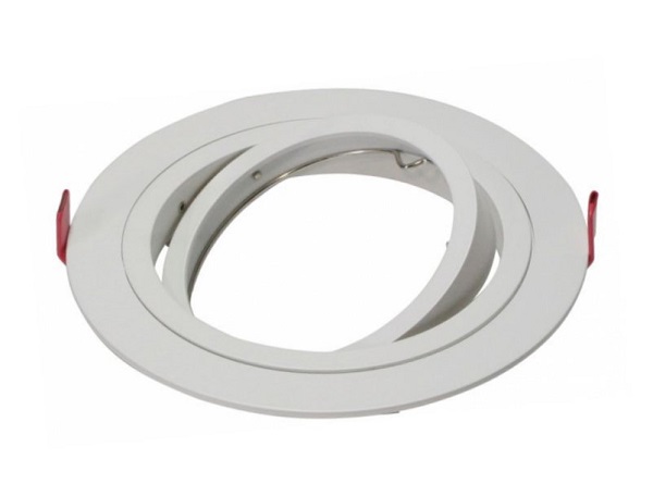 Tronix 148-033 armatuur QR111 rond wit kantelbaar zonder lamphouder