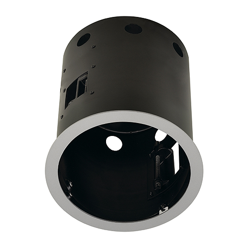 SLV Aixlight Pro I frame lege plafond inbouwbehuizing max. plafonddikte 8-35mm hoog rond zilvergrijs 115644 312550