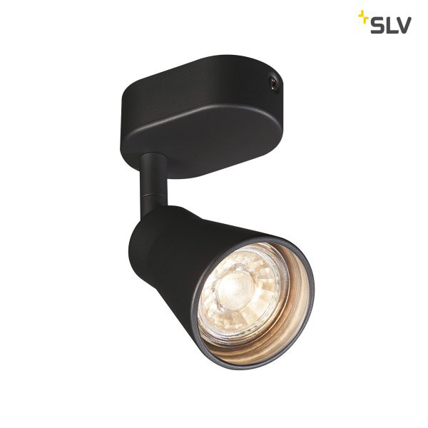 SLV 1000886 AVO wandlamp Single GU10 max. 50W zwart