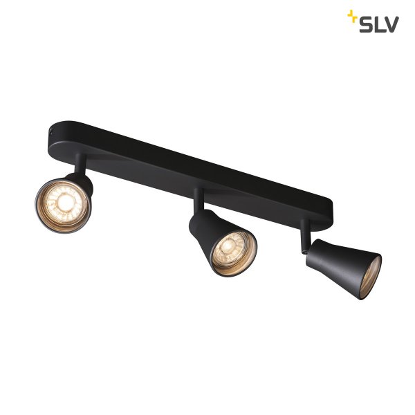 SLV 1000892 AVO wandlamp Triple 3xGU10 max. 50W zwart