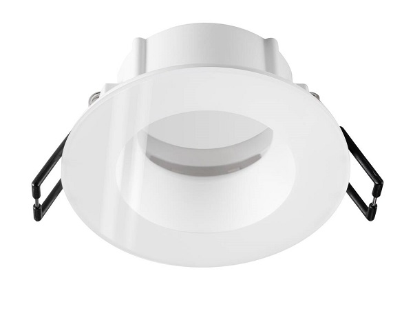 SLV 1007337 New Tria 68 DL inbouwspot rond vast verdiept zonder lampvoet IP65 wit