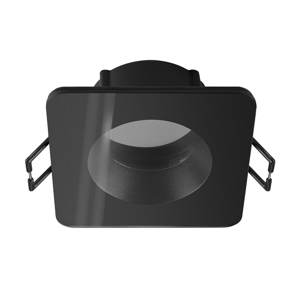 SLV 1007338 New Tria 68 DL inbouwspot rond vast verdiept zonder lampvoet IP65 zwart