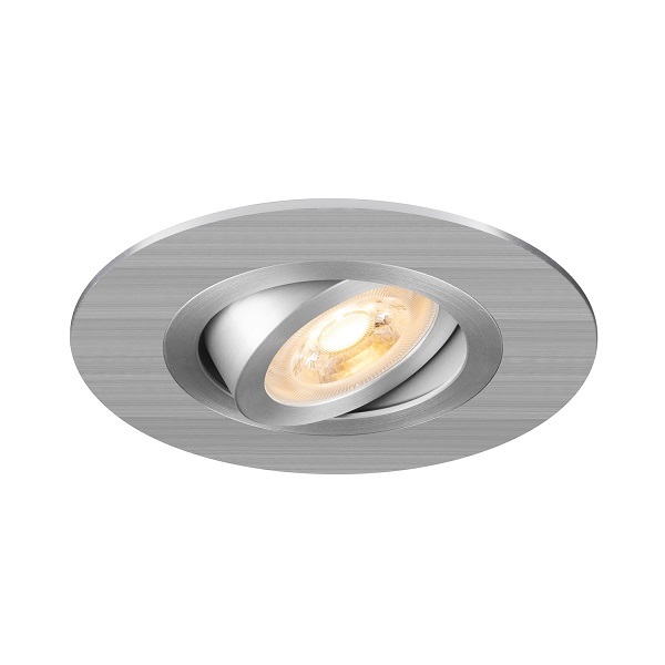 SLV 1007626 New Tria 75 XL DL inbouwspot rond kantelbaar GU10 10W aluminium
