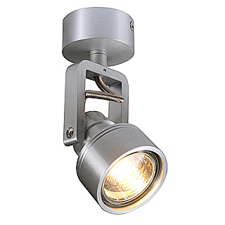 SLV 147559 Inda GU10 ES50 50W opbouwarmatuur alu geborsteld