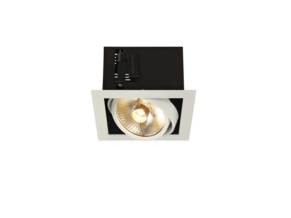 SLV 115541 Kadux 1 ES111 GU10 plafond inbouwarmatuur wit mat