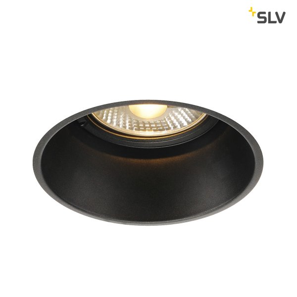 SLV 113170 Downlight Horn-T GU10 max. 50W zwart