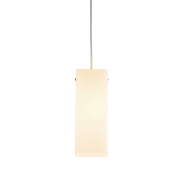 SLV 1003432 Quadrass pendelarmatuur E27 40W exclusief plafondplaat wit