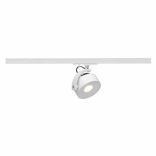 SLV 143731 Kalu track led disk 12W 3000K warmwit 1 fase rail armatuur wit