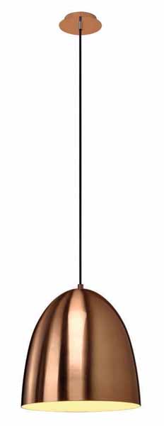 SLV 133019 Para Cone 30 pendelarmatuur E27 60W met stofkabel koper geborsteld