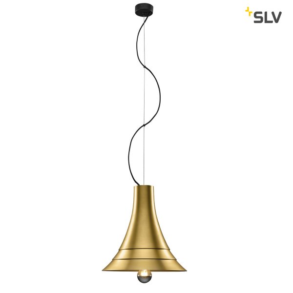 SLV Bato 35 E27 pendelarmatuur E27 60W met stofkabel