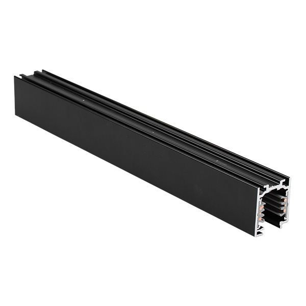 Onetrack by Eutrac 575 2 1101 2 3fase spanningsrail opbouw Dali zwart 1m