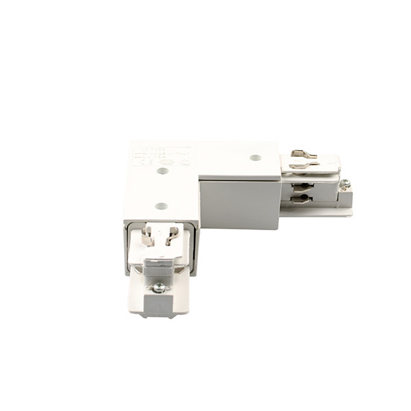 Ivela 7655-11-W31 3f vierkant hoekstuk aarde buiten wit