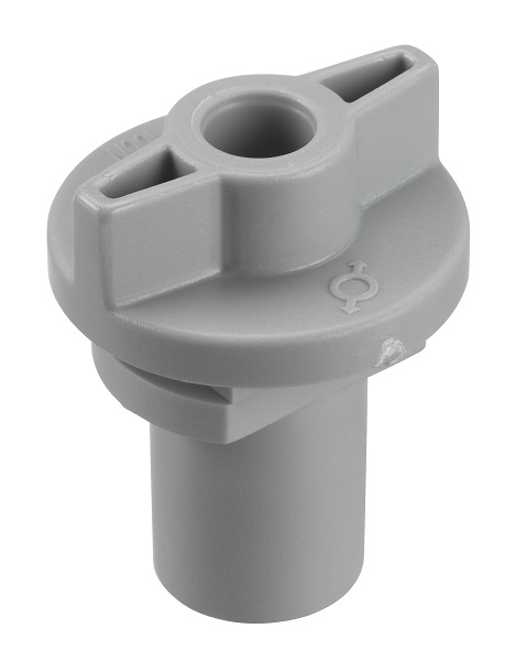 Nordic Global XTAK 144-1 inzetnippel voor M4 moer max. 100N belasting grijs