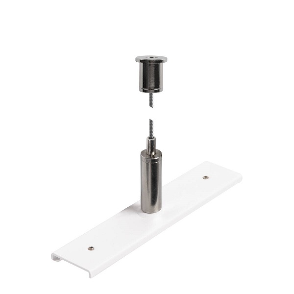 SLV 1006603 48V Track versteviging met ophangset 3m kabel zwart