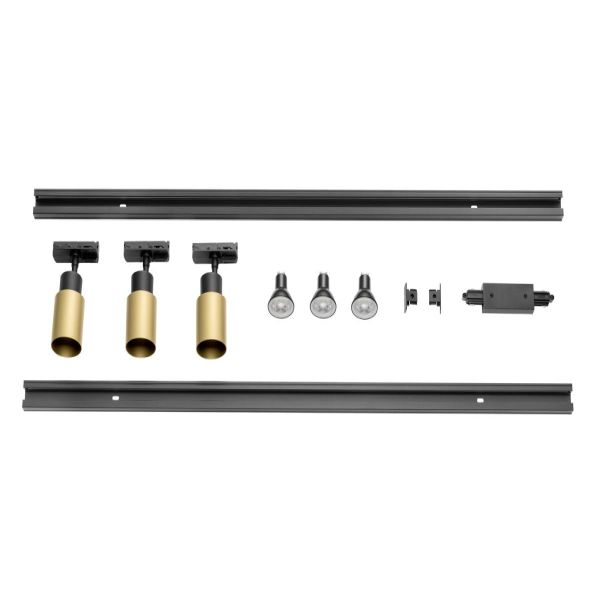 SLV Puri 2.0 Triple track set 3 x LED armatuur met 1 fase rail GU10 6W dimbaar leverbaar in diverse uitvoeringen