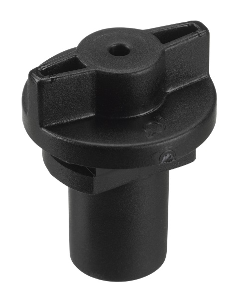 Nordic Global XTAK 142-2 inzetnippel voor 2mm staaldraad of haak max. 100N belasting zwart