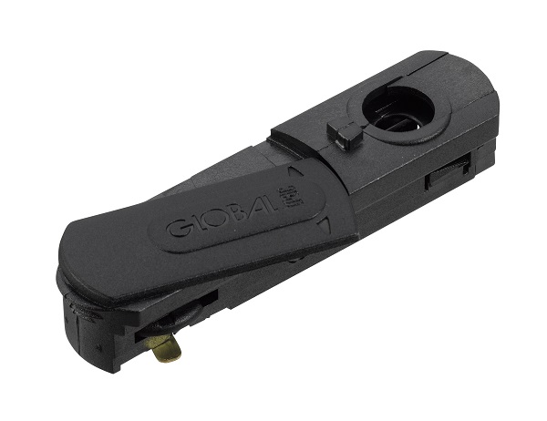 Nordic Global Base GB 66-2 1f railadaptor zwart insnij met GA57 nippel toepassen
