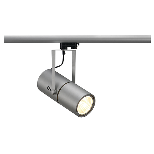 SLV Euro Spot CDM-T 70W G12 15° 3 fase rail armatuur elektronisch voorschakelapparaat (EVSA) zilvergrijs 153884 312892