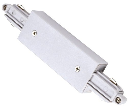 SLV 143101 1 fase opbouw spanningsrail middenvoeding wit
