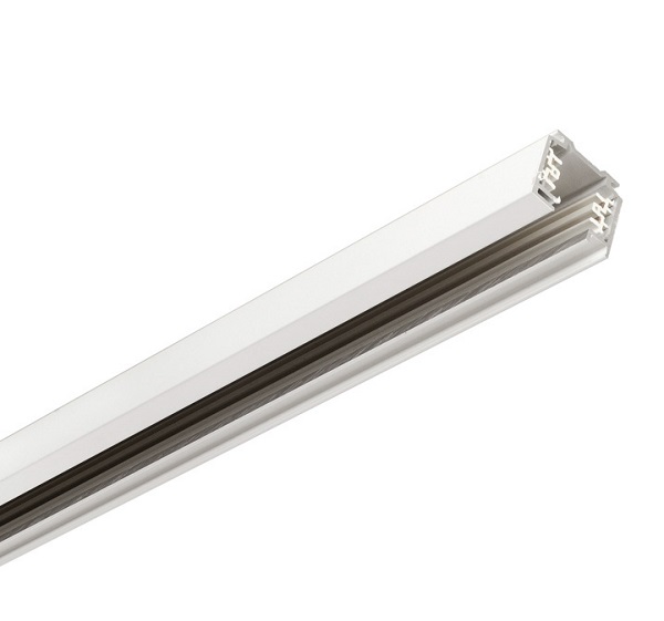 Eutrac 25-301 3f rail opbouw 3m wit (oude kleur t/m 31-12-2017)