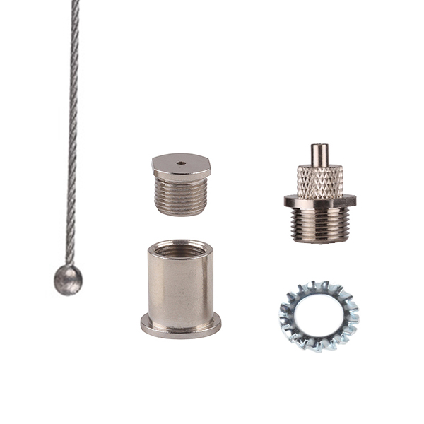 Eutrac 99-319-0A staaldraad ophanging 3m met pendelclip M13x1 toepassen