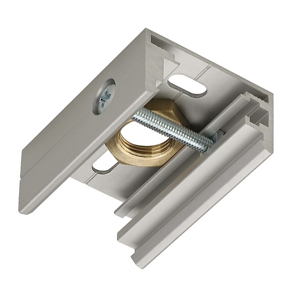 Eutrac 99-075-3 pendelclip M13x1 3f spanningsrail zilvergrijs