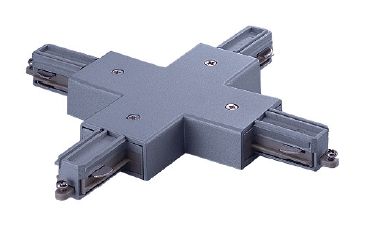 1 fase spanningsrail kruisstuk wit