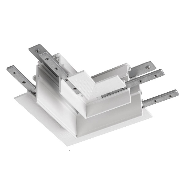 SLV 1006590 48V Track hoekstuk mechanisch inbouw diep rechts wit