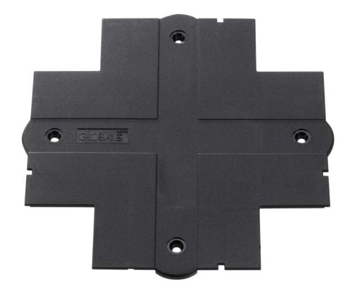 Nordic Global XTSF30-2 afdekking zwart inbouw vierkant