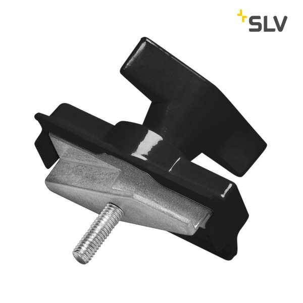 SLV 175210 S-Track 3 fase mechanische adapter zwart