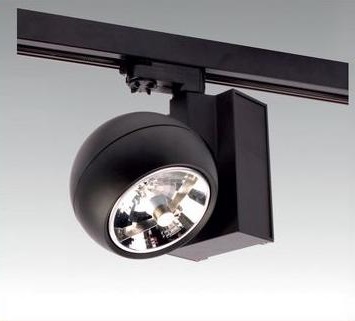 Orbit railspot Cup 100W QR111 chroom.
Armatuur met elektronische transformator voor halogeenlamp of LED lamp met universele 3f railadaptor voor 3 fase spanningsrail. Levering zonder lichtbron.