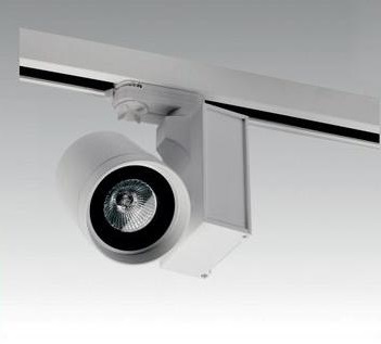 Orbit railspot Small Concept 50W MR16 wit.
Armatuur met elektronische transformator voor halogeenlamp of LED lamp met universele 3f railadaptor voor 3 fase spanningsrail. Levering zonder lichtbron.