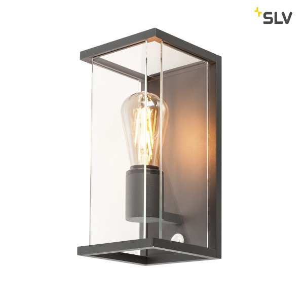 SLV 1002402 Quadrulo Sensor WL E27 max. 15W IP67 antraciet