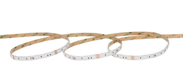 Nevia 72W 24V DC RGB rol 5m flexibele LEDstrip met 3M plakstrip