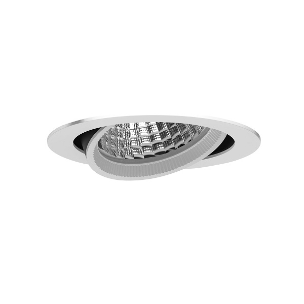 Fulla L LED inbouwspot draai- en kantelbaar 38,5W 2300K bakkerij Gold+ module 45° wit