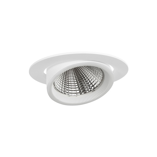 Sana M LED inbouwspot draai- en kantelbaar 38,5W 2300K bakkerij Gold+ module 45° wit