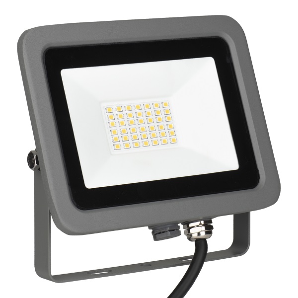 Bailey LED schijnwerper Floodlight Grey 2.0 30W 220-240V 830 3000K IP65 grijs