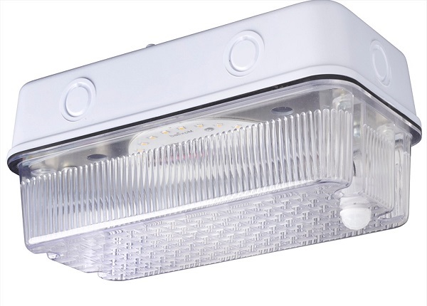 Maxibel 18044211 LED opbouwarmatuur 12W 4000K 42V AC IP44 PIR bewegingsmelder