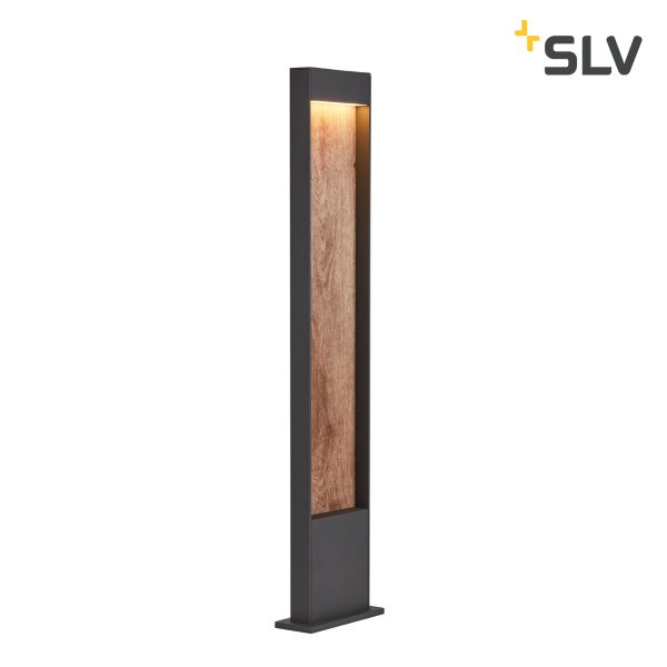 SLV 1002959 Flatt Pole 100 LED 3000/4000K IP65 antraciet/bruin